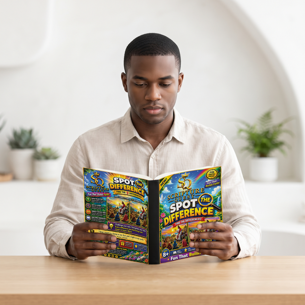 Scripture Quest Adult Spot the Difference Book