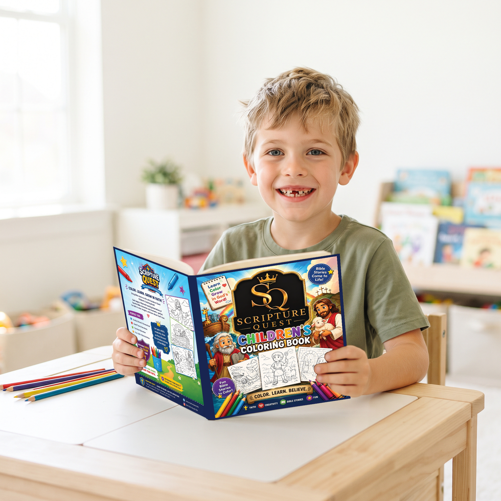 Scripture Quest Children's Coloring Book