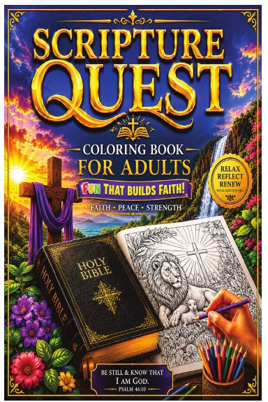 Scripture Quest Adult Coloring Book