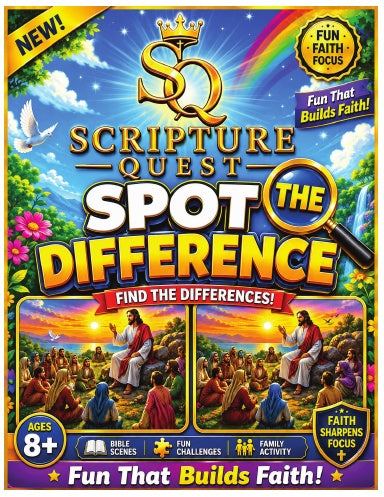 Scripture Quest Adult Spot the Difference Book