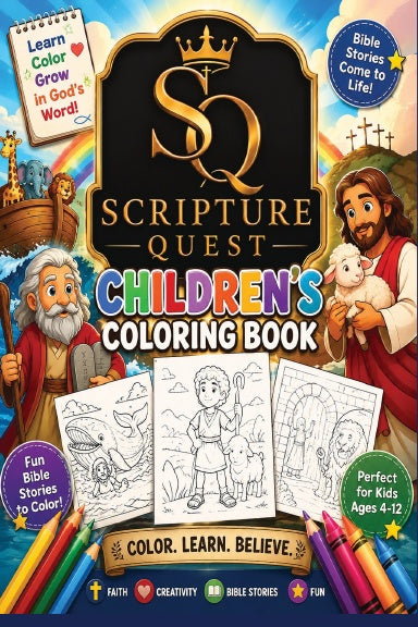 Scripture Quest Children's Coloring Book